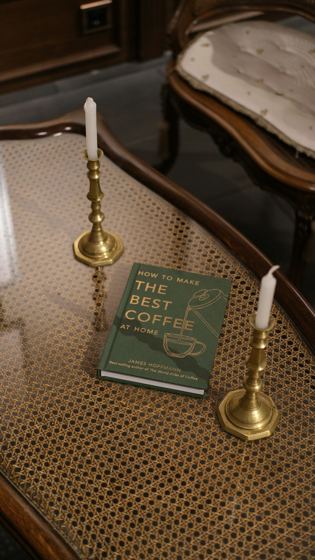mystery book on table